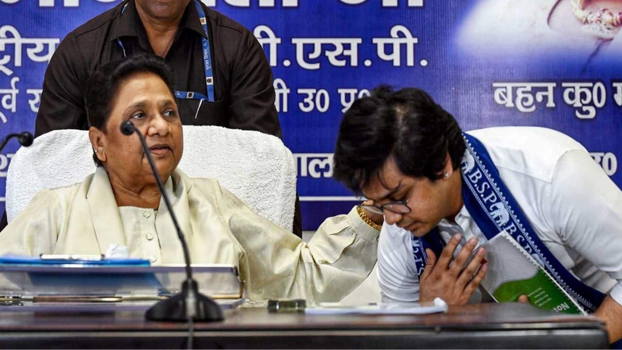 BSP Boss Mayawati Cuts Nephew Loose Over a Repost: Family Feud or Party Discipline?