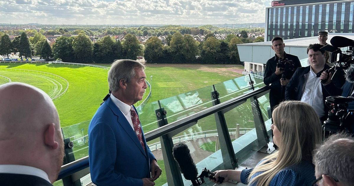 Farage calls Doncaster 'broken' as Reform UK launches campaign with attack on net zero
