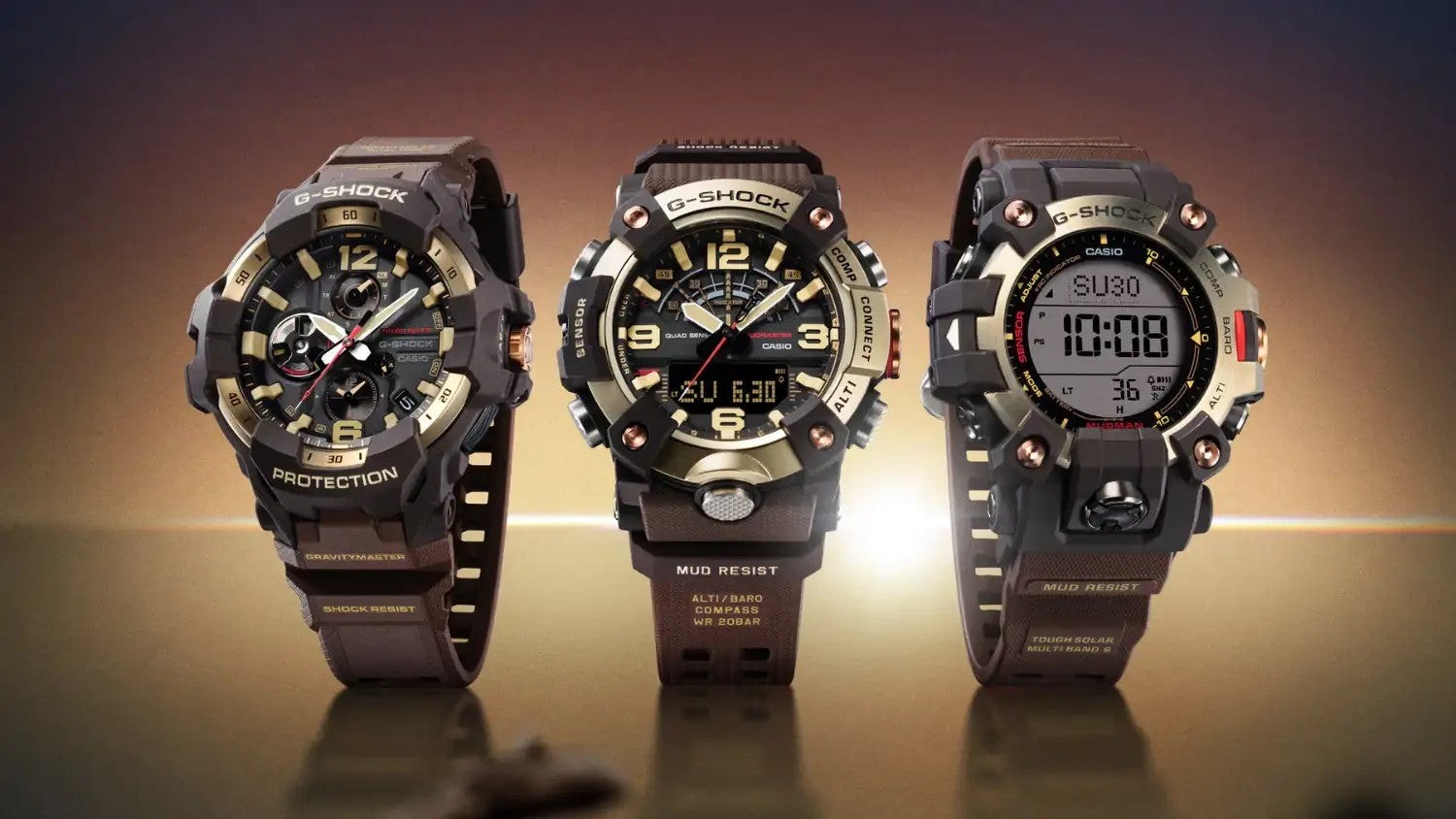 Los nuevos G-Shock dorados de Casio: lujo popular que no olvida sus raíces